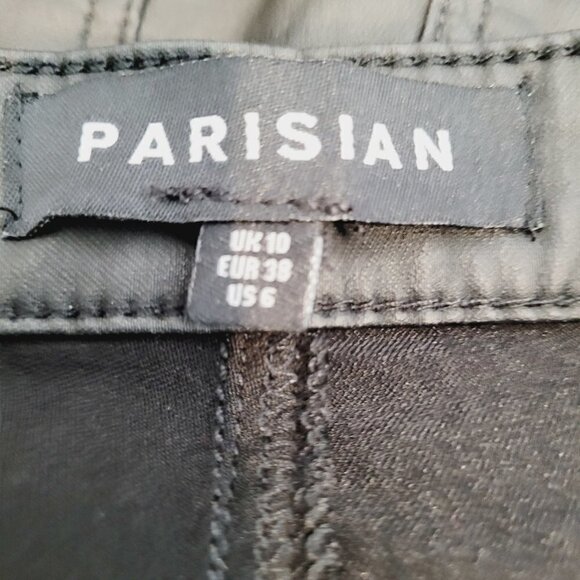 Parisian Faux Leather Shorts - Black - Picture 5 of 7